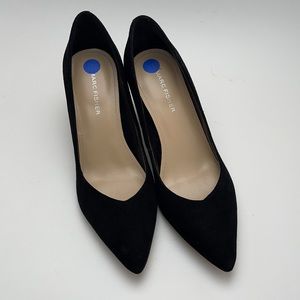 Marc Fisher black block heel shoe